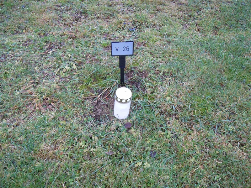 Grave number: 1 NV    26