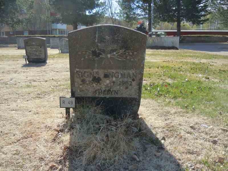 Grave number: 1 NR    49