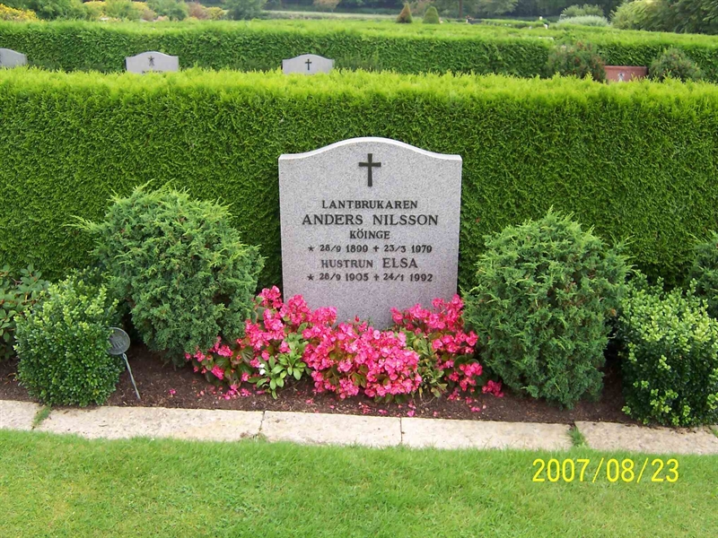 Grave number: 1 3 5C    38, 39