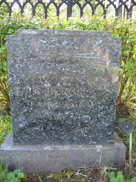 Grave number: 1 U10    13