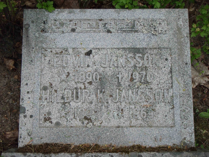 Grave number: 1 U10    47