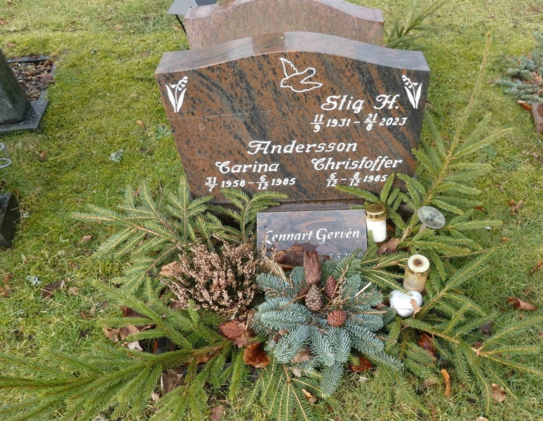Grave number: SN E   595