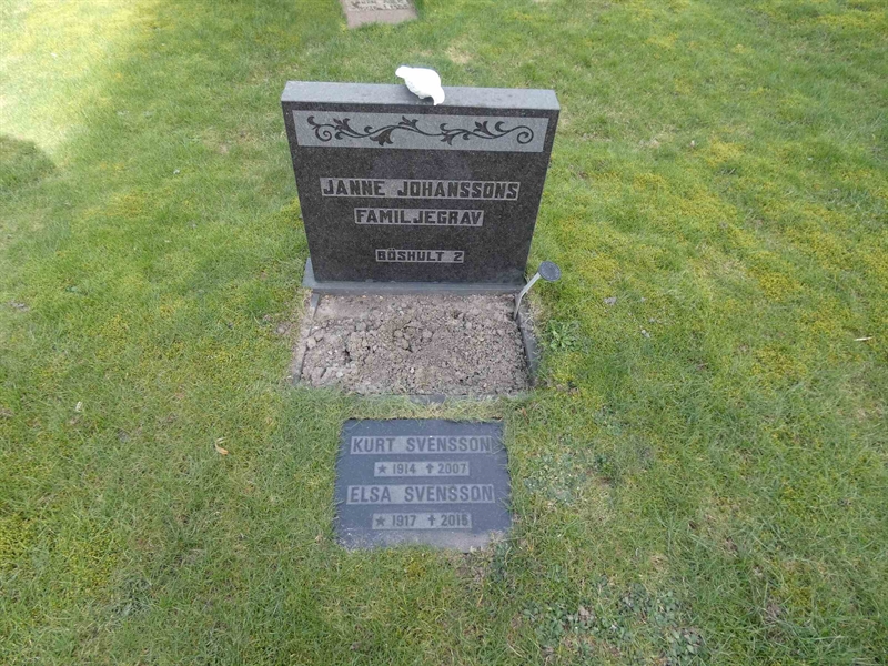 Grave number: BR G    73