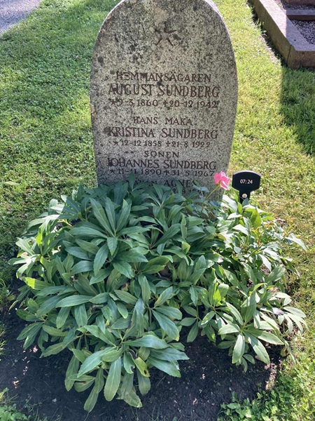 Grave number: 1 07    24