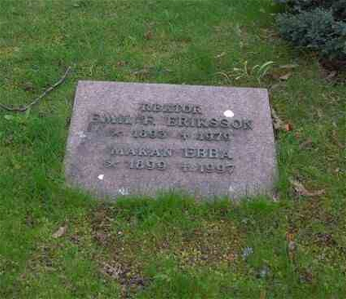 Grave number: SN HU    72