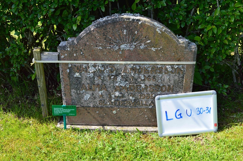 Grave number: LG U    30, 31