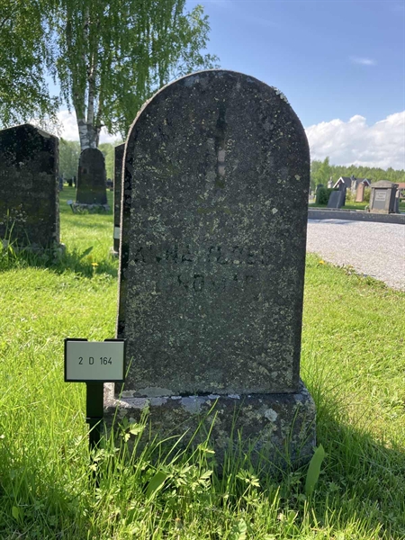 Grave number: 2 D   164