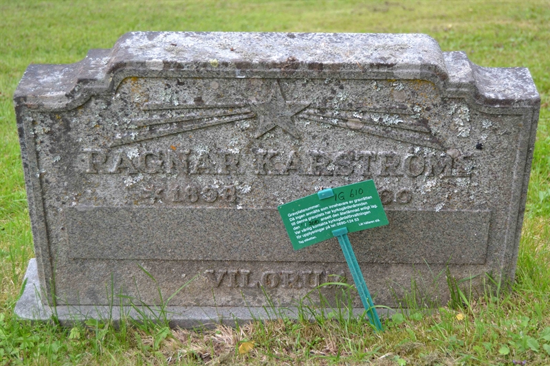 Grave number: 1 G   610