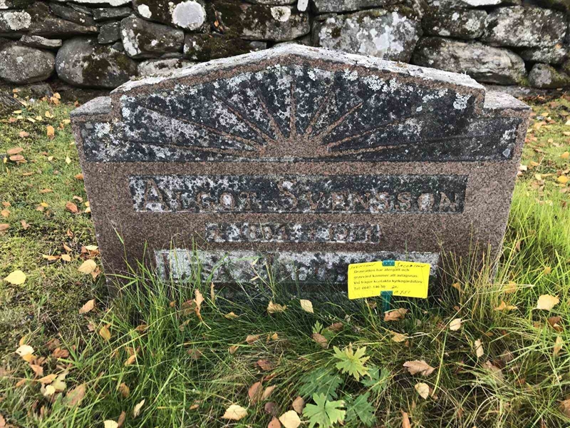 Grave number: ÅR A   451
