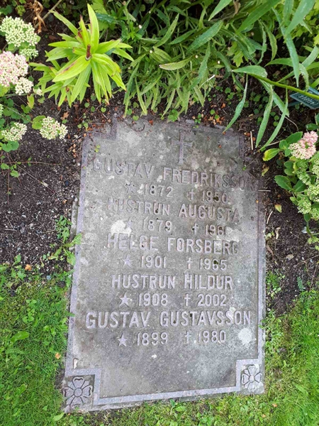 Grave number: NK F G   154