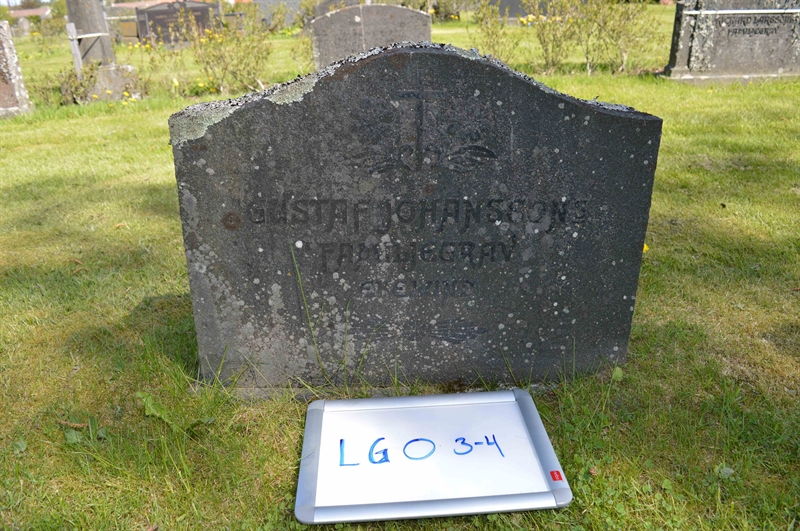 Grave number: LG O     3, 4