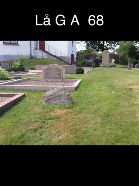 Grave number: Lå G A    68