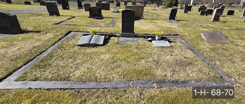 Grave number: 1 H    68-70