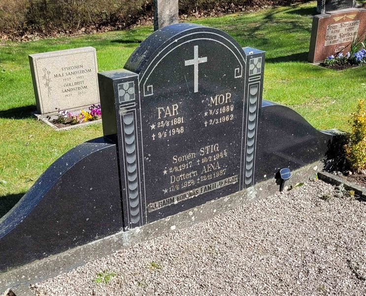 Grave number: JÄ 3   62