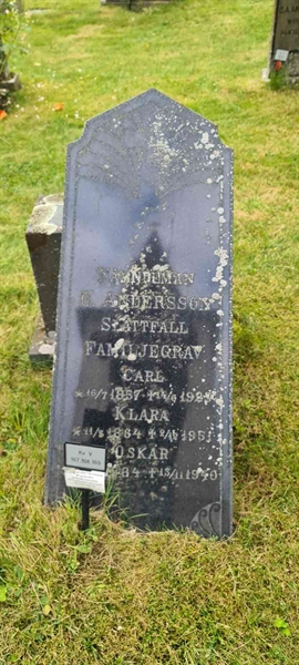 Grave number: M V  167, 168, 169