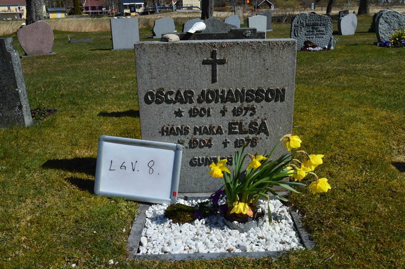Grave number: LG V     8