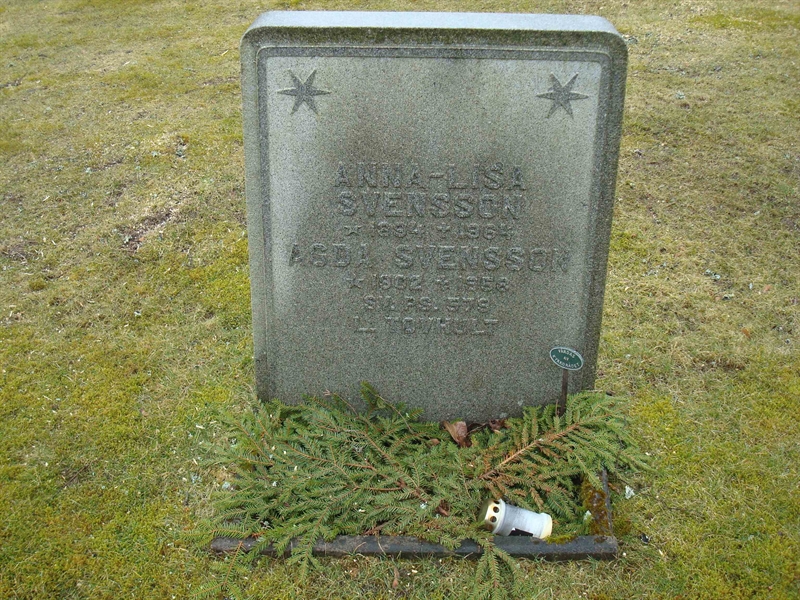 Grave number: BR C   118, 119