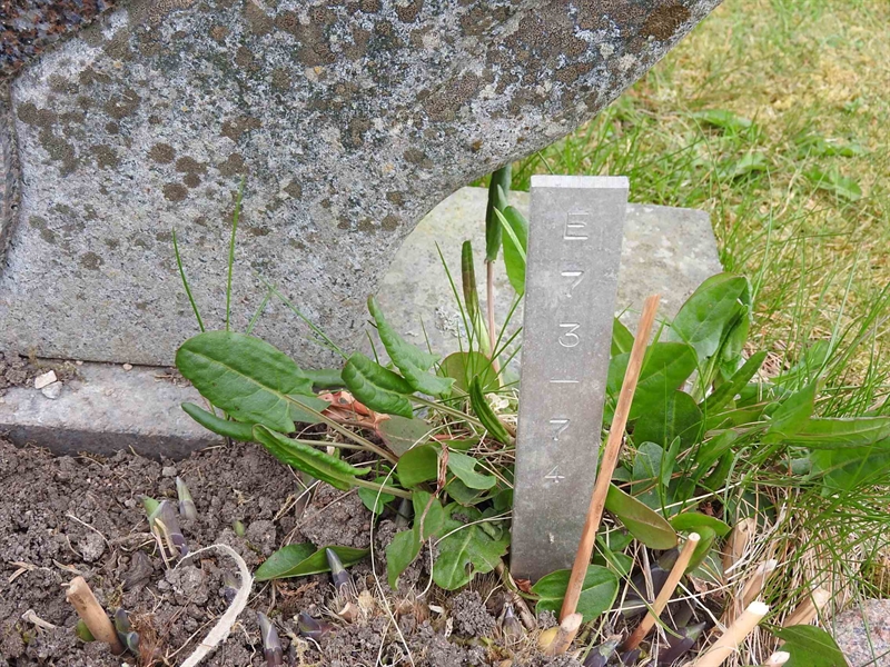 Gravnummer: BK E    73-74