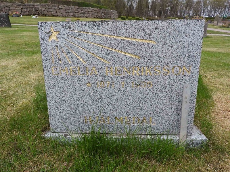 Gravnummer: BK F   128