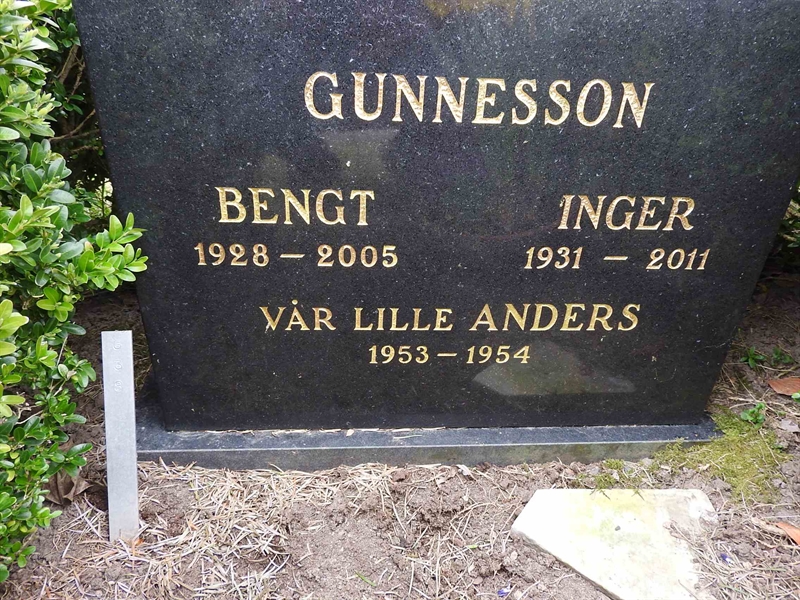 Gravnummer: BK G    38