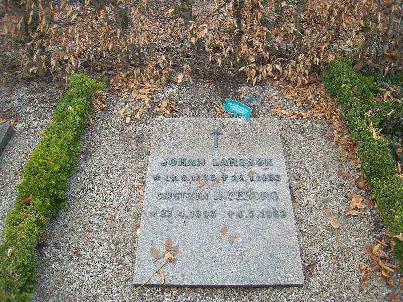 Grave number: NK Urn p     9