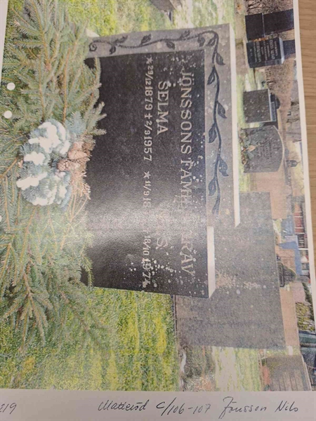 Gravnummer: 40 C   106-107