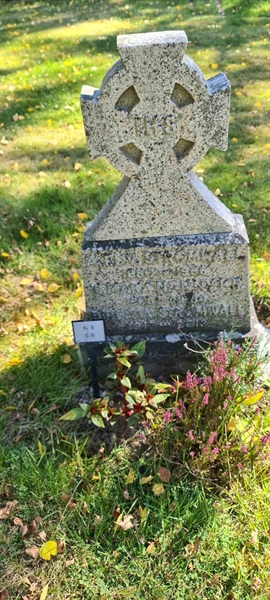 Grave number: M B   15, 16