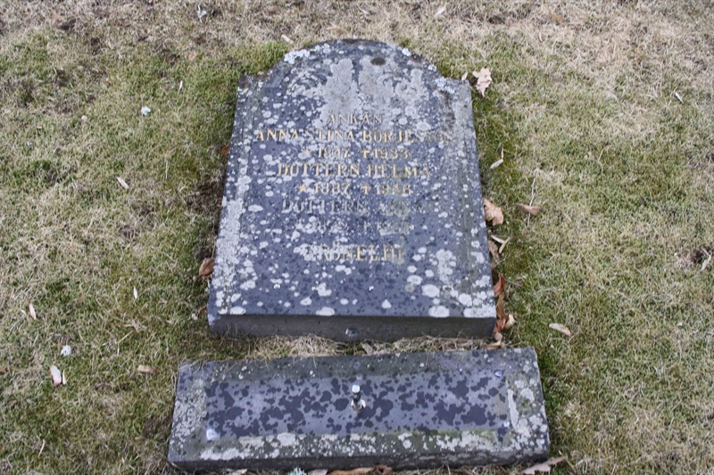 Grave number: Bk D   411, 412