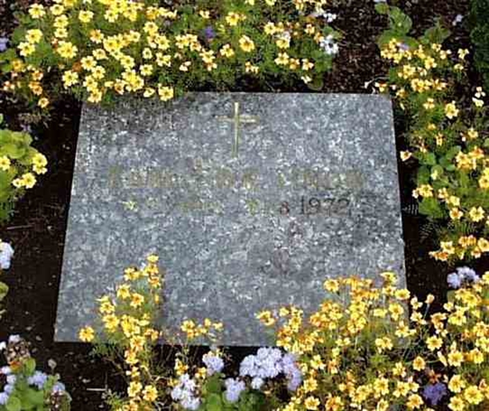 Grave number: BK I    62