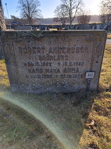 Grave number: KG B   841, 842