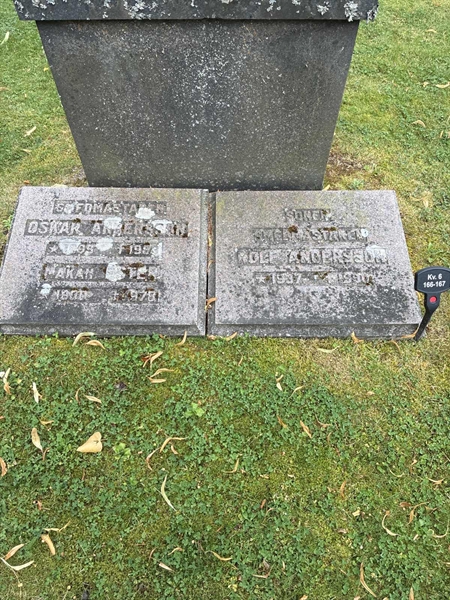 Grave number: 33 6   166-167