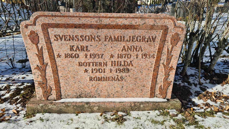 Grave number: M G 01 115-116