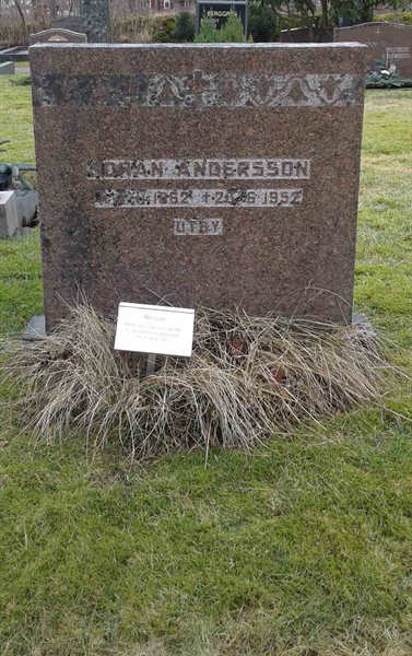 Grave number: HJ   726