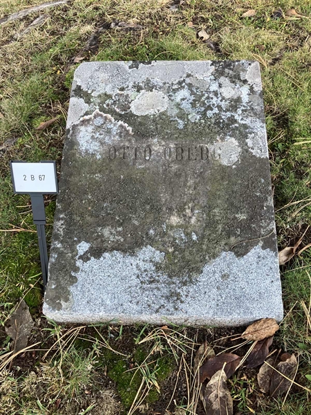 Grave number: 2 B    67