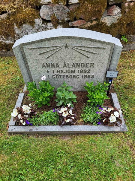 Grave number: Jä 01    63A