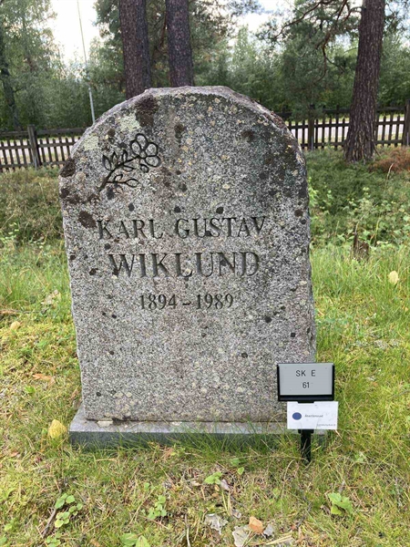 Hautatunnus: SK E    61