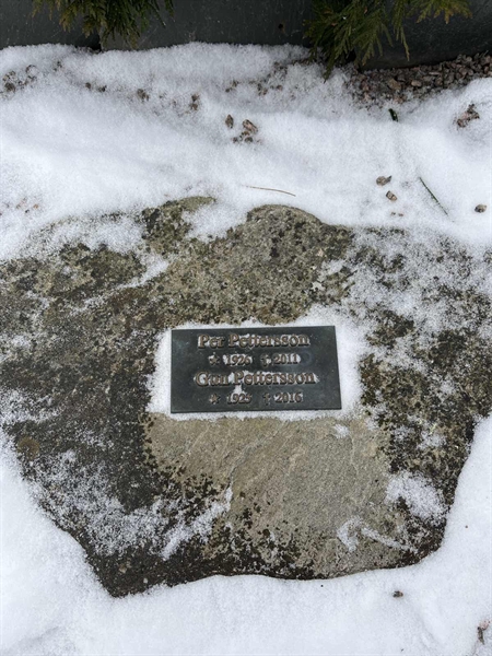 Gravnummer: SJ.A P    23