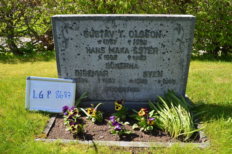 Grave number: LG P    86, 87