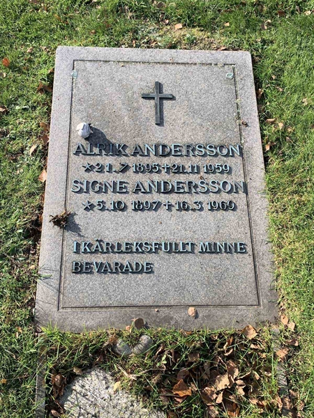 Grave number: VK B   191