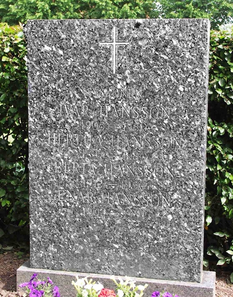 Grave number: 2 Södr G    13, 14, 15, 16