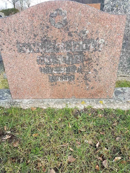 Grave number: RK K 1    15