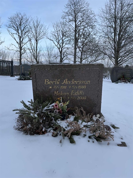 Gravnummer: BE H    21