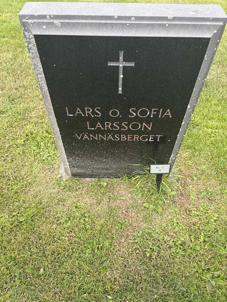 Grave number: 003 C    41