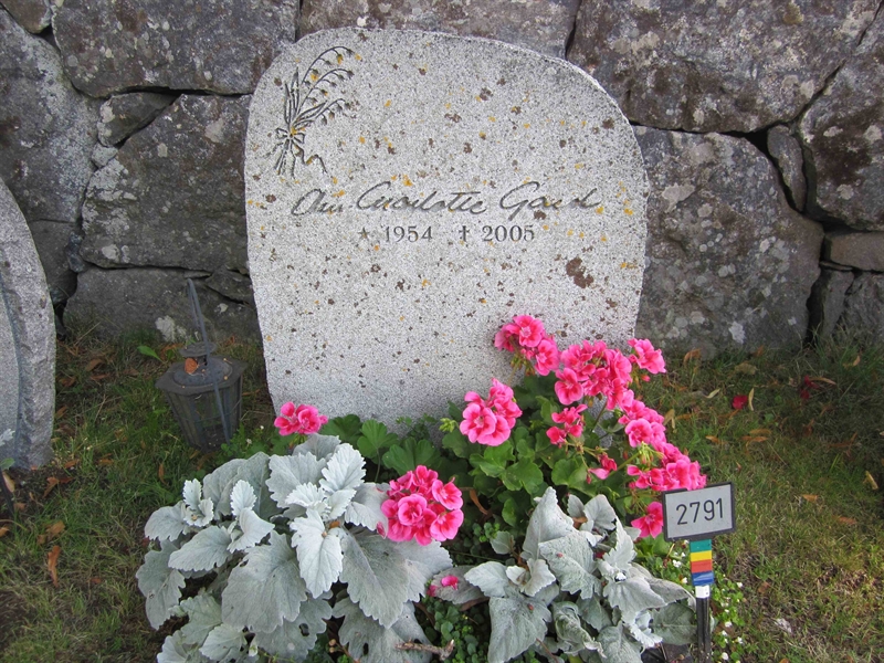 Grave number: KG G  2791