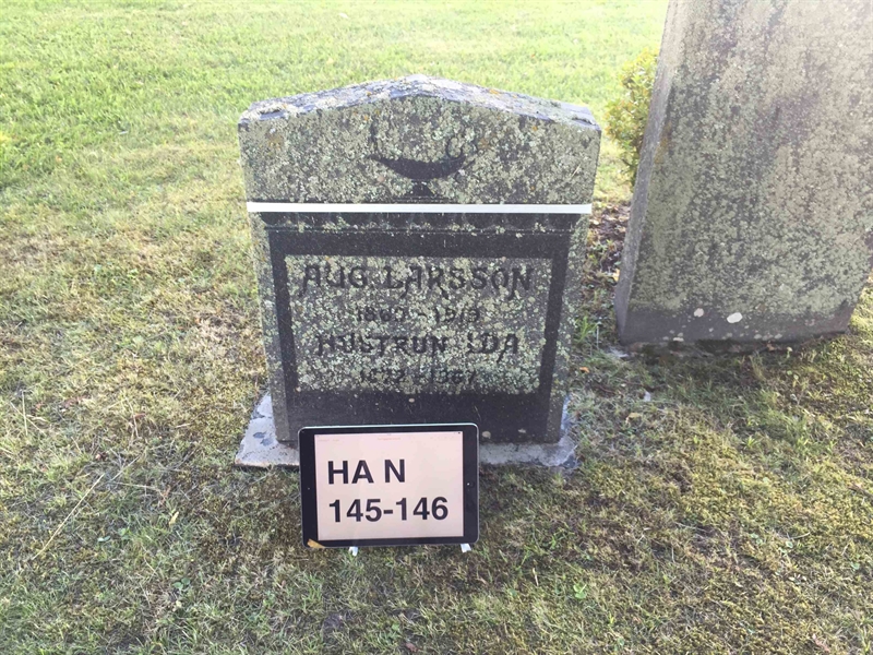 Grave number: HA N   145, 146