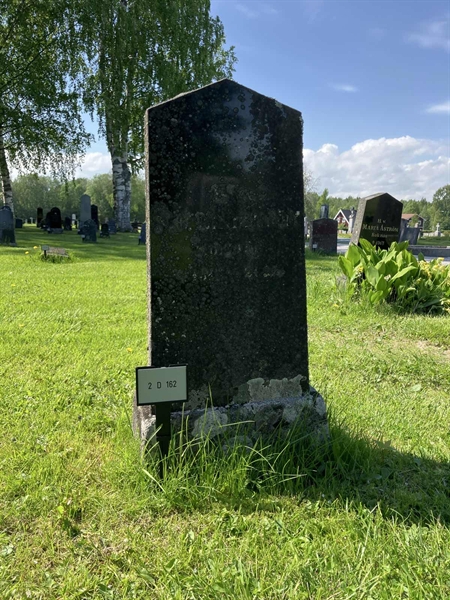 Grave number: 2 D   162