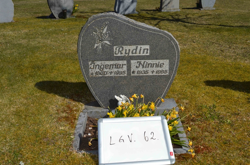 Grave number: LG V    62