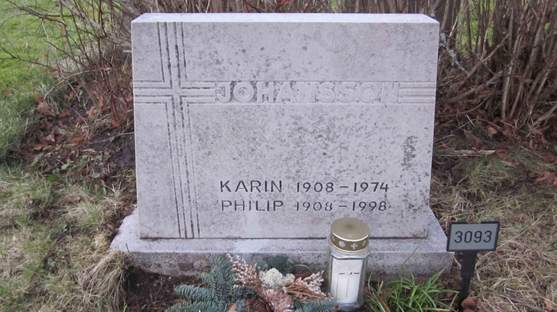 Grave number: KG H  3092, 3093