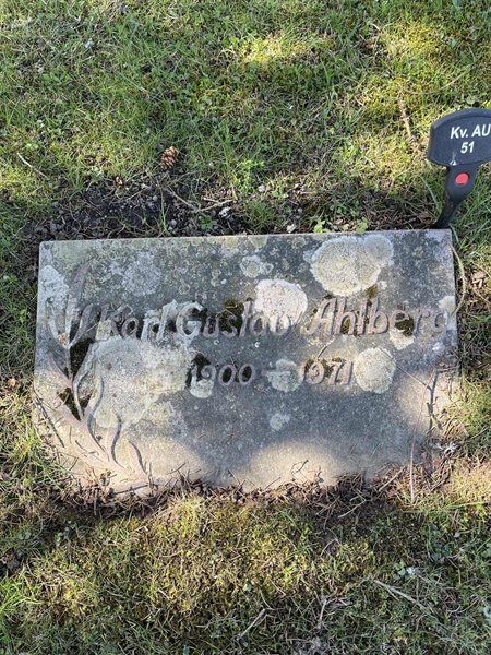 Gravnummer: 22 AU    51