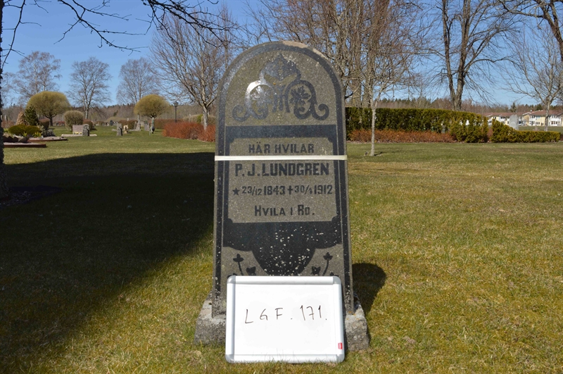 Grave number: LG F   171
